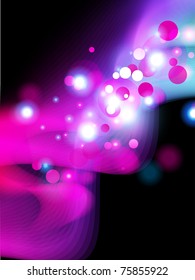 beautiful shiny pink color vector background