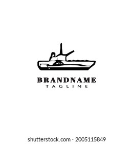 beautiful ship logo icon design template modern vector illustration