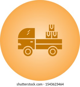 Beautiful Shipping Vector Glyph Icon