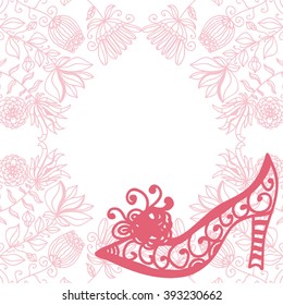 Beautiful shoe vector illustration