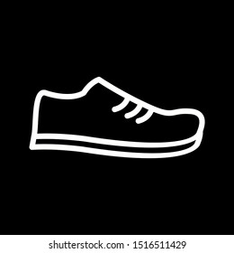 Beautiful Shoe vector line icon