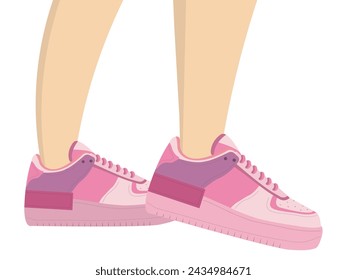 Beautiful shoes, shoes icon, fashion style, shoes style, sneakers icon isolated on white background.