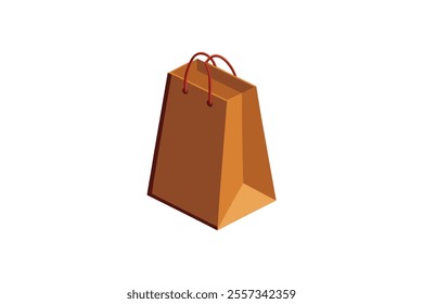 Beautiful  shopping bag different color vector art illustration 