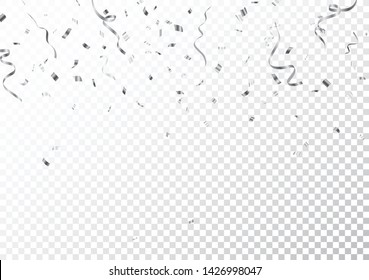 16,684 Silver Confetti Transparent Background Stock Vectors, Images &  Vector Art | Shutterstock