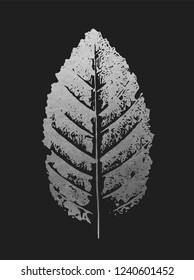 Beautiful Silver Leave