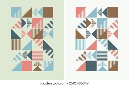 Beautiful simple abstract geometric shape vector modern for background, element, poster, design, branding