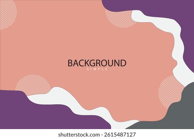 Beautiful and simple background suitable for wallpaper and template