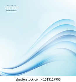 Un fondo brillante azul simple y bello, útil para un diseño abstracto ilustración vectorial