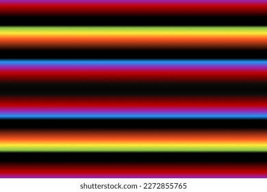 
Beautiful simple colourful rainbow gradient line art design background template elements