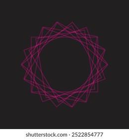 Hermoso diseño de mandala simple negro y blanco para colorear