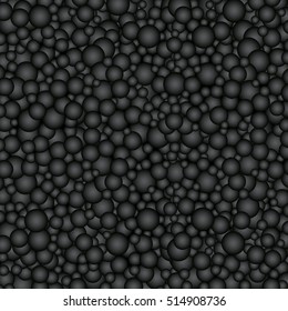 The beautiful simple many black gradient circles texture background