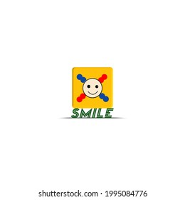 Beautiful simple smile symbol illustration