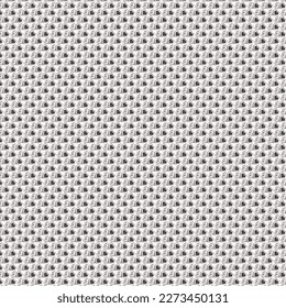 Schöne skizzenhafte Herzen Muster Design