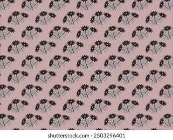 Beautiful skin texture background. Skin color background seamless pattern wallpaper. flower and leaves seamless pattern with skin background