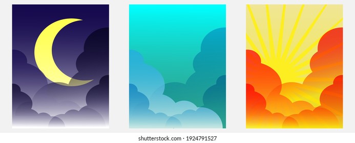 Beautiful sky cloud background night morning and day with cloudy sky
