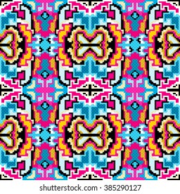 beautiful small polygons Abstract seamless geometrical pattern