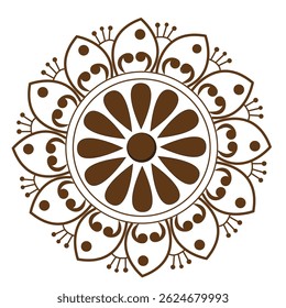 A beautiful  smart and excellent mandala design. 