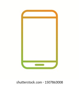Beautiful Smartphone vector line icon