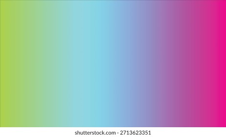 Un hermoso gradiente de color suave que fluye a través de tonos de verde, azul y magenta.