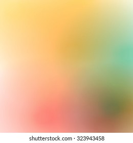 Beautiful smooth colored background. Blurry texture with interesting color palette. Abstract background for many design usages - web, print, mobile applications and others. Stylish colorful texture.