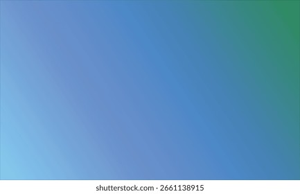 Beautiful Smooth Gradient Background Shifting From Light Blue to Green