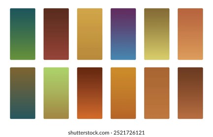 Beautiful Smooth Gradient Design Mobile App Backgrounds Vector 