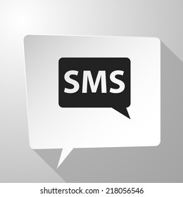 Beautiful sms web icon