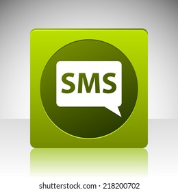 Beautiful sms web icon