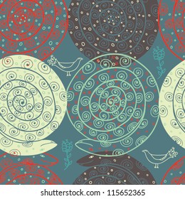 beautiful snake seamless pattern