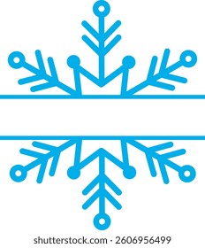 Beautiful Snowflake Split Winter Decoration Snow Split Craft Holiday Display