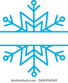 Beautiful Snowflake Split Winter Decoration Snow Split Craft Holiday Display