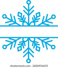 Beautiful Snowflake Split Winter Decoration Snow Split Craft Holiday Display