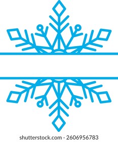 Beautiful Snowflake Split Winter Decoration Snow Split Craft Holiday Display