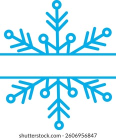 Beautiful Snowflake Split Winter Decoration Snow Split Craft Holiday Display