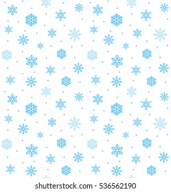 beautiful snowflake vector seamless backdrop happy christmas wrapping design