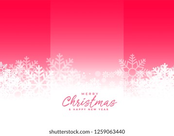 beautiful snowflakes background with text space