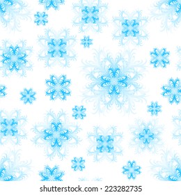 Beautiful snowflakes background.Vector illustration eps 10.