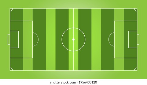 beautiful soccer field vector graphics