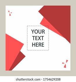 beautiful social media post banner template