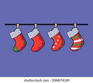 hermoso vectores de diseño de chrismast