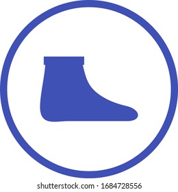 Schönes Sock-Vektorillustration-Symbol