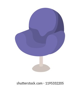 beautiful sofa isolated icon