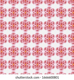 Beautiful soft colored flower patterns, Watercolor hand drawn illustration