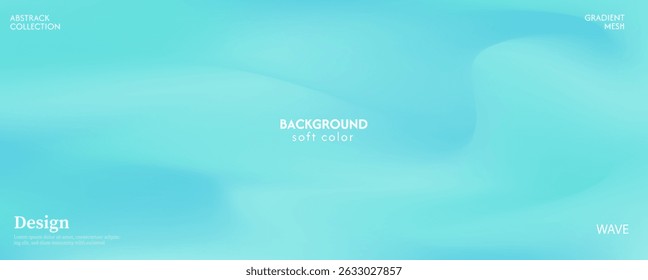 Schöne weiche hellgrüne abstrakte Kombination Hintergrund und glänzend. Minimalistisches Pastellfarbendesign.