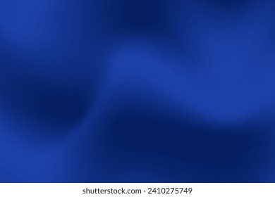 Beautiful soothing ultramarine abstract color background. Swirling blue liquid. Cool Black and Ultramarine gradient. Vector Illustration. EPS 10.