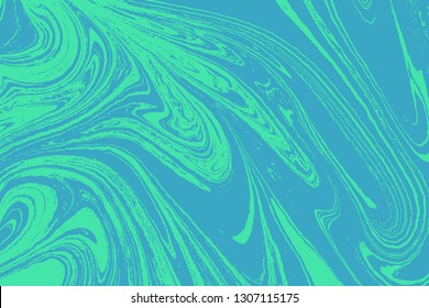 Beautiful space or galaxy marble pattern. Abstract ebru art. Liquid acrylic painting. For trendy backgrounds and posters. Vector.