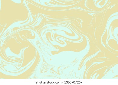 Beautiful space or galaxy marble pattern. Abstract ebru art. Liquid acrylic painting. For trendy backgrounds and posters. Vector.
