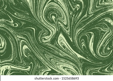 Beautiful space or galaxy marble pattern. Abstract ebru art. Liquid acrylic painting. For trendy backgrounds and posters. Vector.