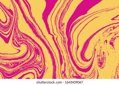 Beautiful space or galaxy marble pattern. Abstract ebru art. Liquid acrylic painting. For trendy backgrounds and posters. Vector.
