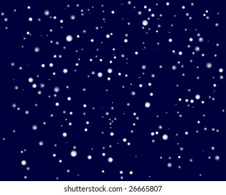 Beautiful space starry sky background . Vector illustration.